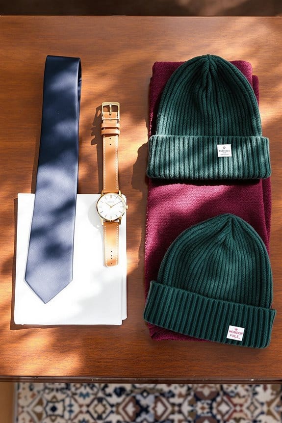 coordinated accessories enhance style