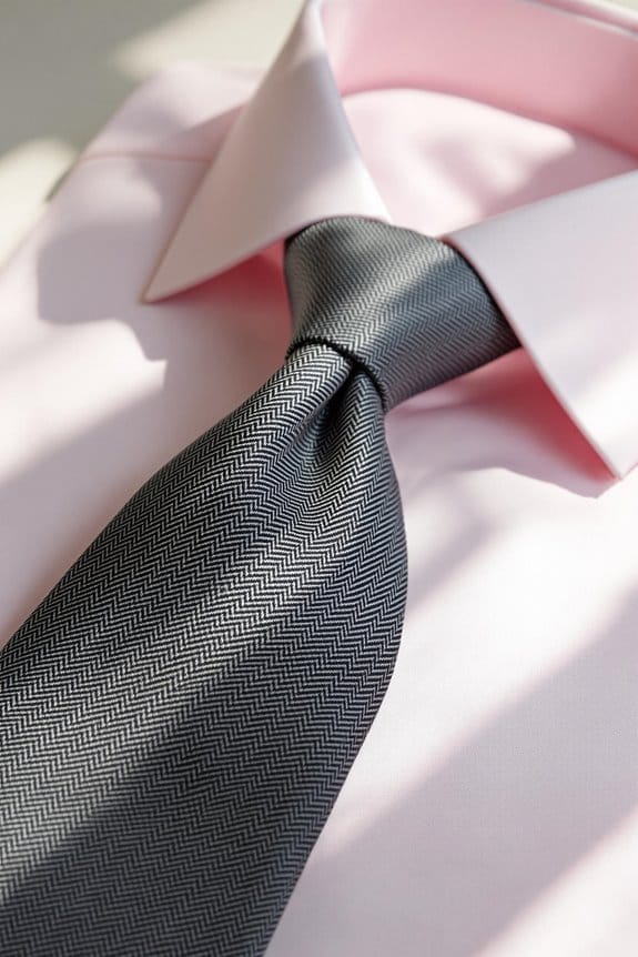 elegant pink and charcoal