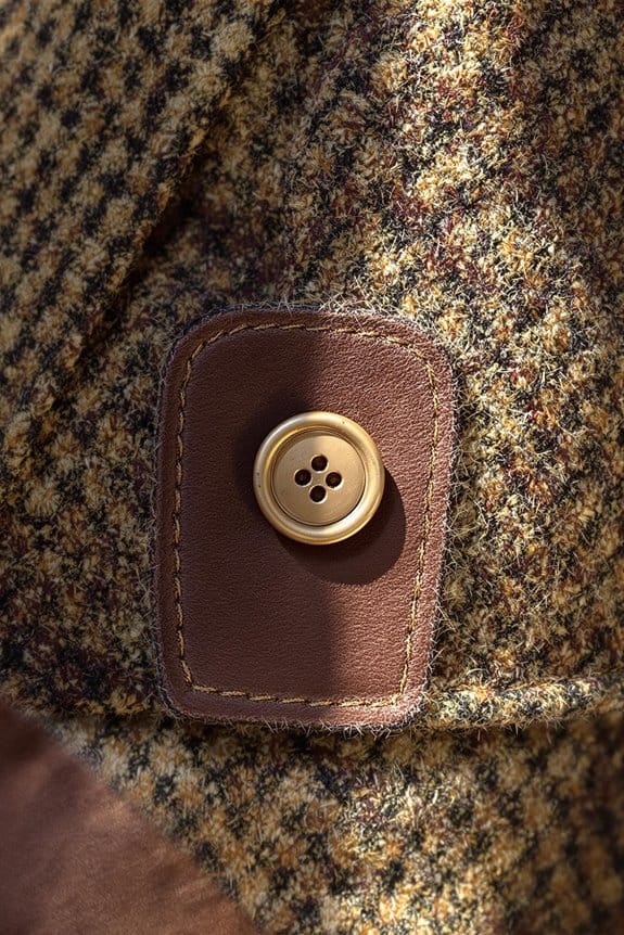 high quality leather buttons