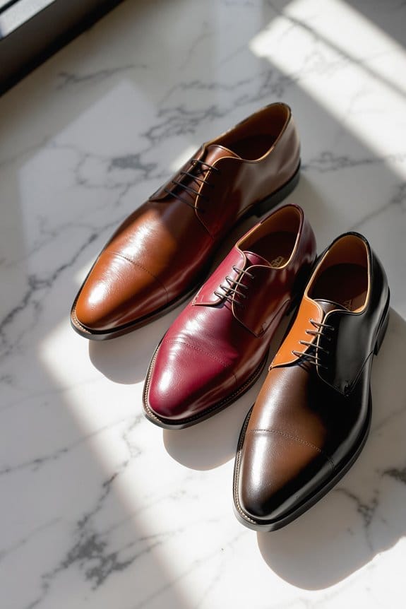 simple plain toe shoes