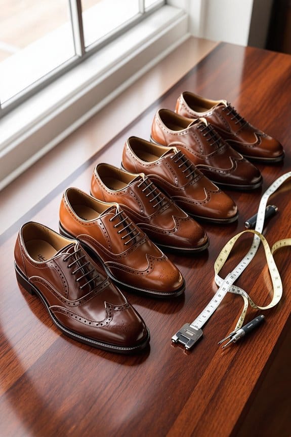 sizing and width choices