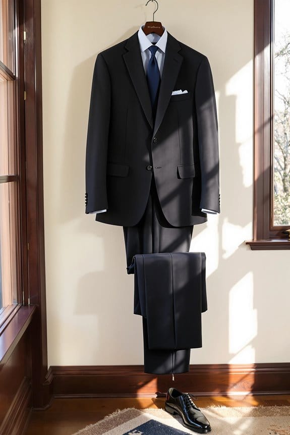 sophisticated dark grey ensembles