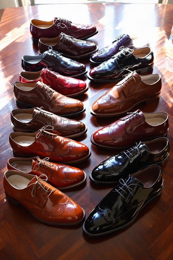stylish cap toe shoes