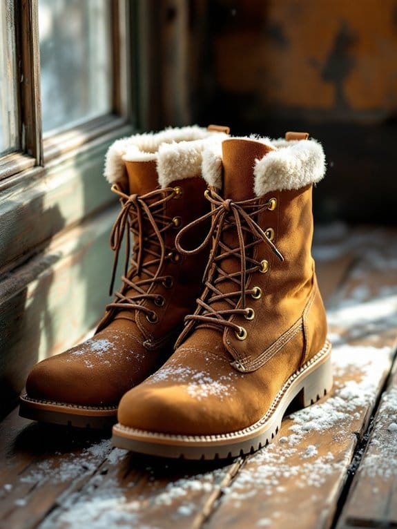 stylish suede winter footwear