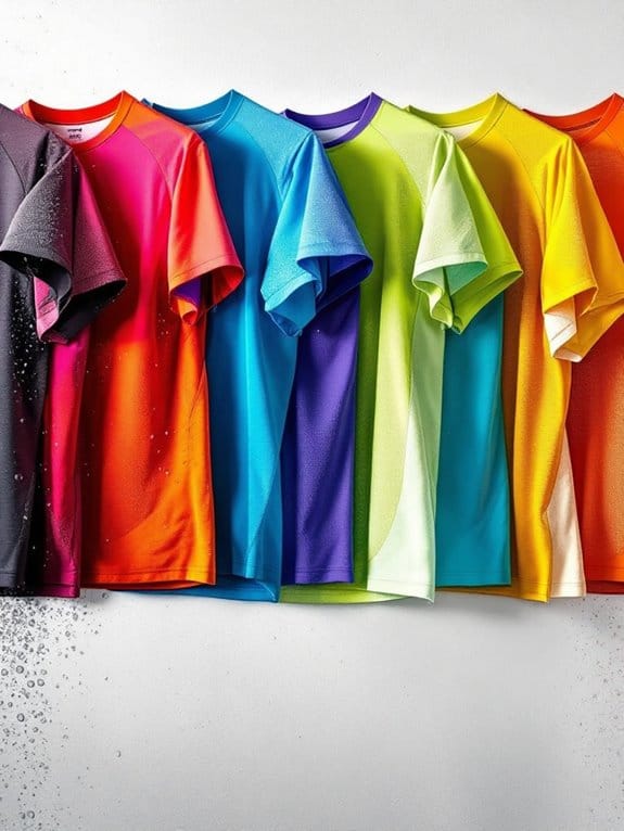 superior sweat wicking performance shirts